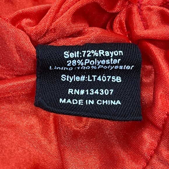 Line & Dot Audrey Off The Shoulder Blouse in Red, Size Medium - NWOT - Picture 7 of 7